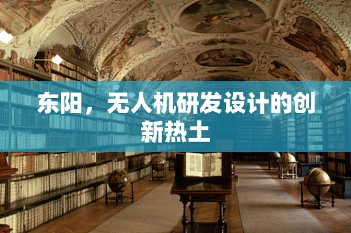 东阳，无人机研发设计的创新热土