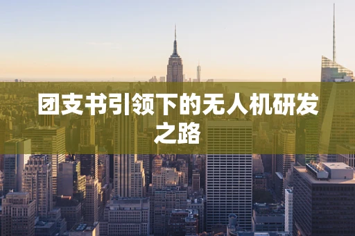 团支书引领下的无人机研发之路