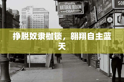 挣脱奴隶枷锁，翱翔自主蓝天