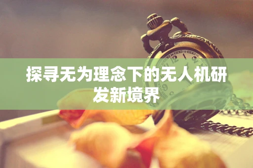 探寻无为理念下的无人机研发新境界