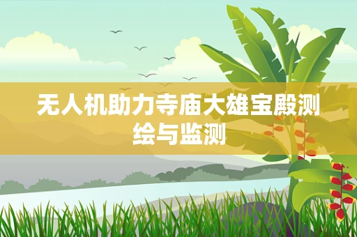 无人机助力寺庙大雄宝殿测绘与监测