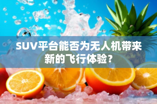 SUV平台能否为无人机带来新的飞行体验？