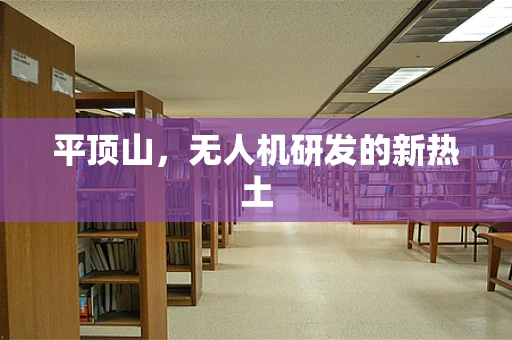 平顶山，无人机研发的新热土