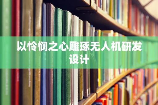 以怜悯之心雕琢无人机研发设计