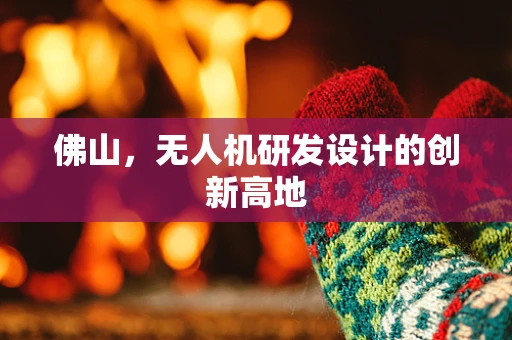 佛山，无人机研发设计的创新高地