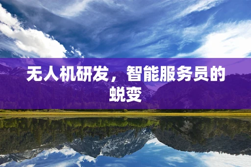 无人机研发，智能服务员的蜕变