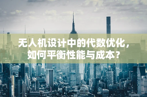 无人机设计中的代数优化，如何平衡性能与成本？