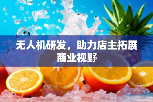 无人机研发，助力店主拓展商业视野