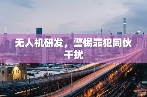 无人机研发，警惕罪犯同伙干扰