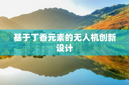 基于丁香元素的无人机创新设计