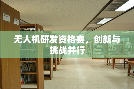 无人机研发资格赛，创新与挑战并行
