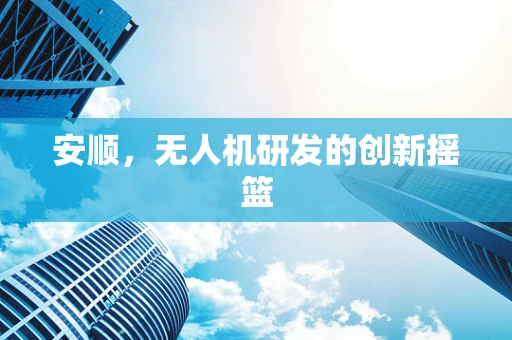 安顺，无人机研发的创新摇篮