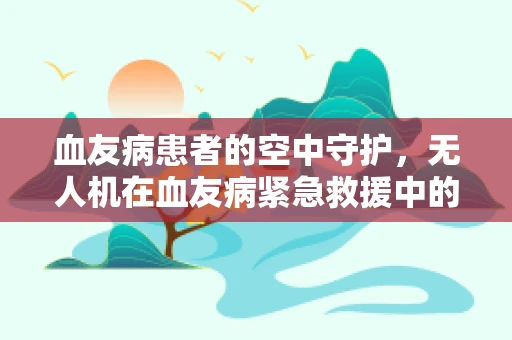 血友病患者的空中守护，无人机在血友病紧急救援中的技术挑战与解决方案