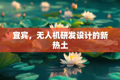 宜宾，无人机研发设计的新热土