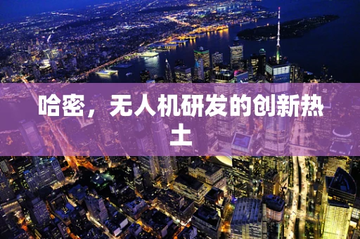 哈密，无人机研发的创新热土