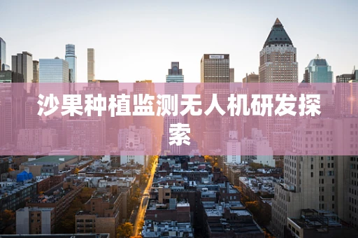 沙果种植监测无人机研发探索