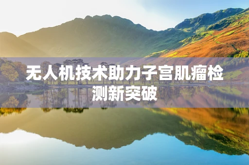 无人机技术助力子宫肌瘤检测新突破