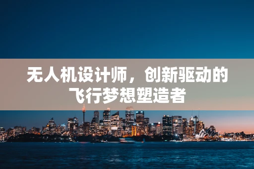 无人机设计师，创新驱动的飞行梦想塑造者