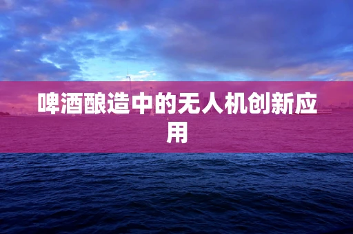 啤酒酿造中的无人机创新应用
