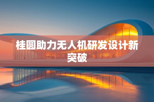 桂圆助力无人机研发设计新突破