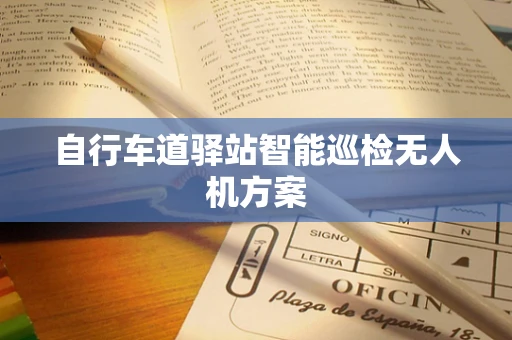 自行车道驿站智能巡检无人机方案