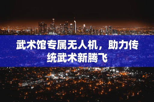 武术馆专属无人机，助力传统武术新腾飞