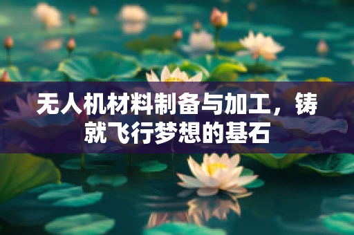 无人机材料制备与加工，铸就飞行梦想的基石