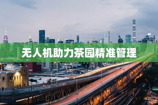 无人机助力茶园精准管理