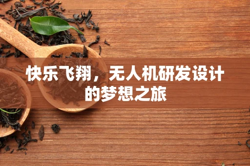 快乐飞翔，无人机研发设计的梦想之旅