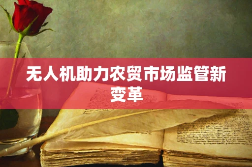 无人机助力农贸市场监管新变革