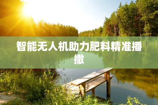 智能无人机助力肥料精准播撒