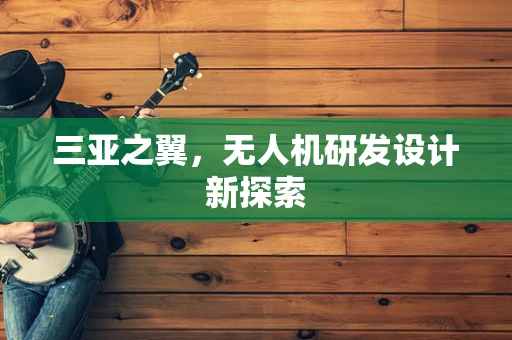 三亚之翼，无人机研发设计新探索