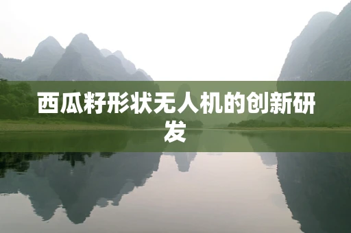 西瓜籽形状无人机的创新研发