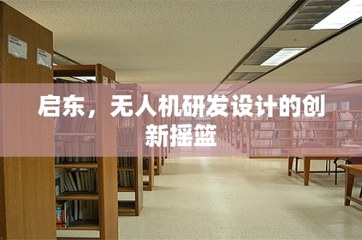 启东，无人机研发设计的创新摇篮