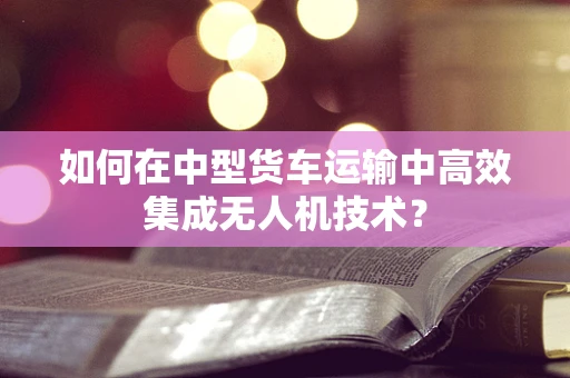 如何在中型货车运输中高效集成无人机技术？