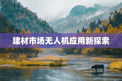 建材市场无人机应用新探索
