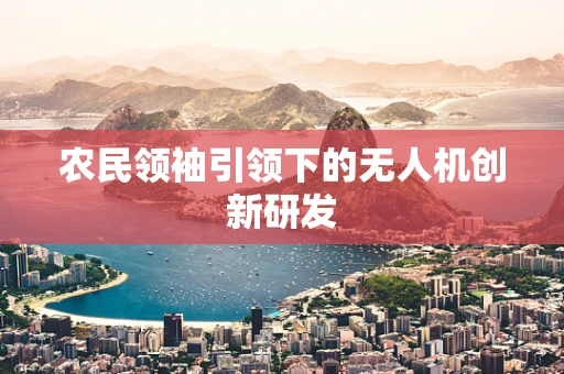 农民领袖引领下的无人机创新研发
