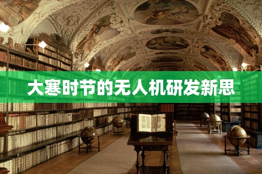 大寒时节的无人机研发新思