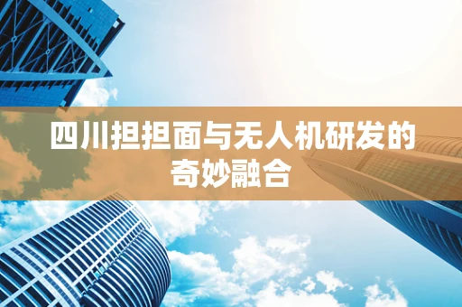 四川担担面与无人机研发的奇妙融合