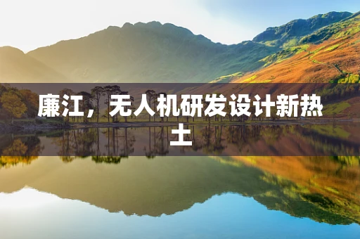 廉江，无人机研发设计新热土
