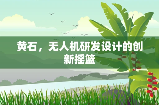 黄石，无人机研发设计的创新摇篮