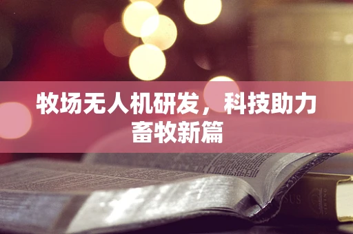 牧场无人机研发，科技助力畜牧新篇