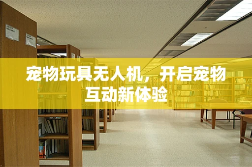 宠物玩具无人机，开启宠物互动新体验