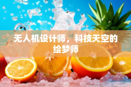 无人机设计师，科技天空的绘梦师